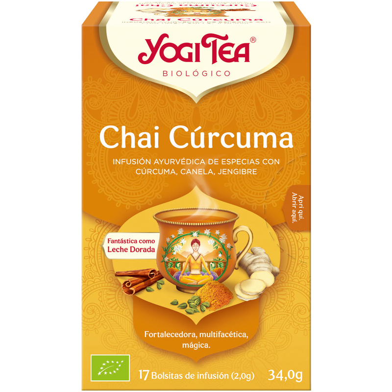 Yogi Tea Chai cúrcuma