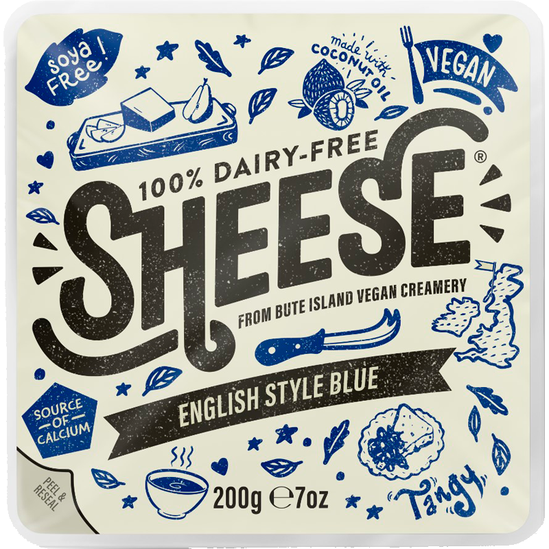 Sheese vegano azul fundido