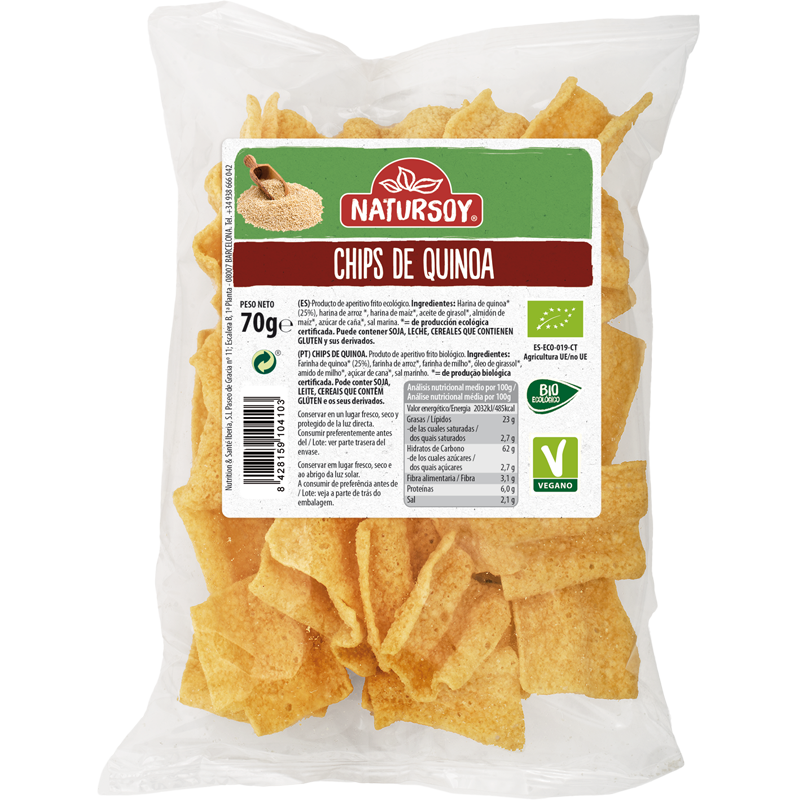 Chips de quinoa