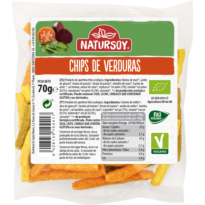 Chips de verduras