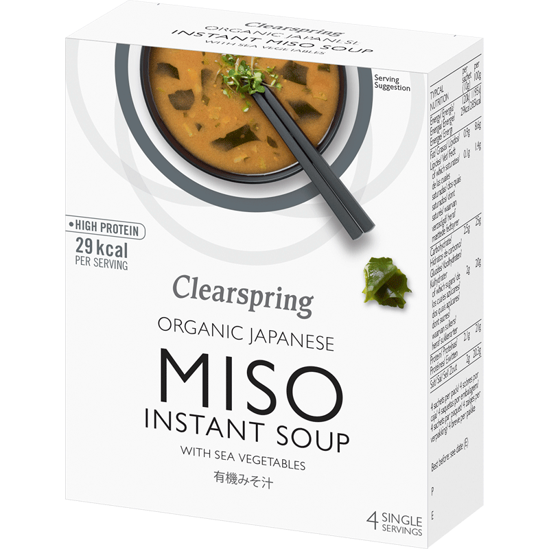 Sopa de miso y algas