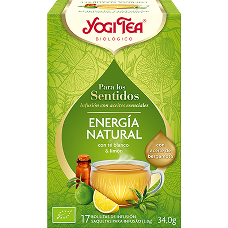 Yogi Tea para los sentidos Energía natural