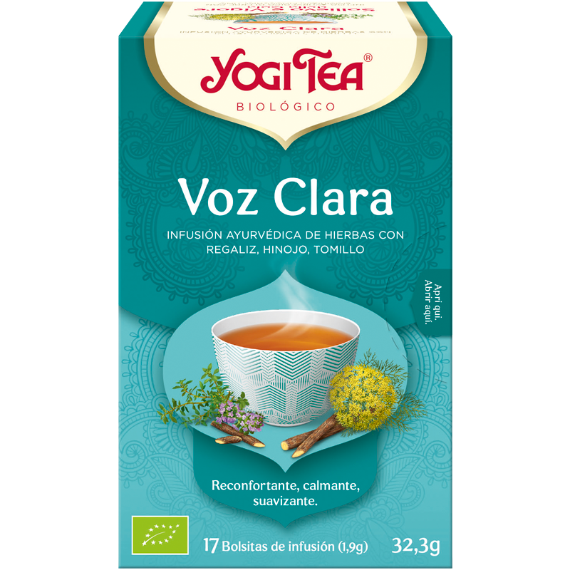 Yogi Tea voz clara